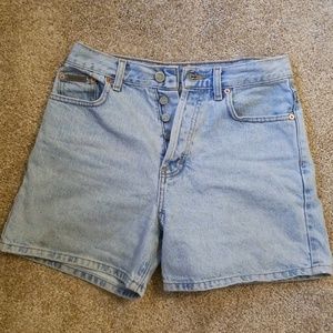 Classic high waist Calvin Klein Jean shorts
